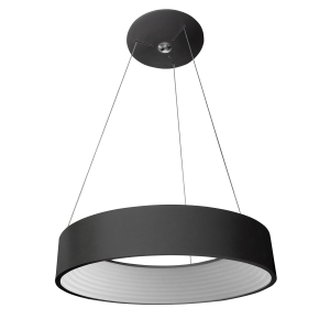 Lampa wisząca czarny nowoczesny minimalistyczny okrąg Italux 3936-832RP-BK-3 Mattia LED 32W 3000K
