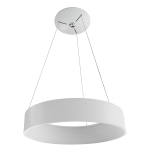 Lampa wisząca biała okrąg zawieszony na linkach Italux 3936-832RP-WH-3 Mattia LED 32W 3000K