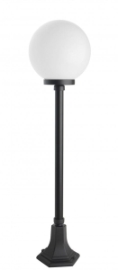Zewnętrzny słupek oświetleniowy z szklaną kulą SU-MA K 5002/2/KP 250 Kule Classic E27 IP43 103cm