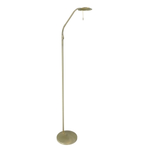 Mosiężna lampa regulowana podłogowa ledowa Steinhauer 7910ME Zenith LED 6W 3000K 150cm