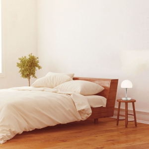 Srebrna nowoczesna lampa nocna szklany klosz Steinhauer 7933CH Ancilla G9 30cm