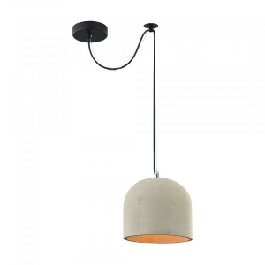 Lampa Wisząca Podwieszana Betonowa Maytoni T451-PL-01-GR Broni E27 20cm x 223cm szary