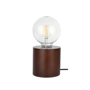 Lampa nocna walec drewniany bukowy na żarówkę dekoracyjną Spot-Light 7071976 Trongo E27 10x10 cm