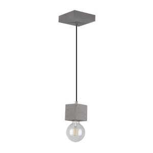 Lampa wisząca sufitowa szara industrialna Spot-Light 7089136 Beton Strong Square E27