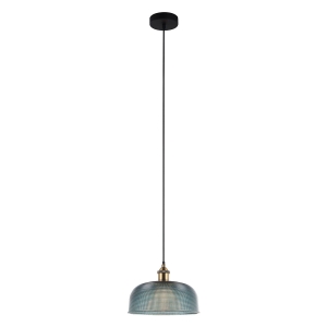 Lampa Wisząca Gruby Szklany Klosz Italux MDM-2916/1 BL Davide E27 27cm x 100cm