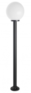 Słup oświetleniowy z szklaną kulą SU-MA K 5002/1/K 300 K Kule E27 IP43 180cm