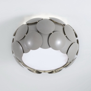 Plafon lampa sufitowa kulista szare kółka Italux C0317-05M-U1GM Santina GR 5xE27 41cm