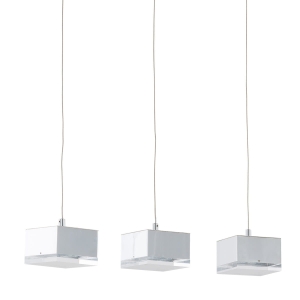 Lampa wisząca trzy sześciany kwadratowe nad stół Italux MD14009016-3A Seth LED 12.6W 3000K