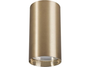 Mosiężna lampa sufitowa punktowa tuba walec spot Nowodvorski 8911 Eye S GU10 10cm x 5,5cm