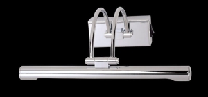 Kinkiet lampa ścienna nad obraz lustro galeryjka z włącznikiem Italux 3090/35 CHROM High LED 5W 3000K 26cm
