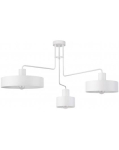 Biała łamana lampa sufitowa plafon Sigma 31554 Vasco 3 3xE27 93m