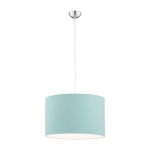 Miętowa lampa wisząca z abażurem Argon 4135 Magic 40cm x 110cm