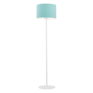 Lampa podłogowa biała noga miętowy abażur Argon 4131 Magic E27 158cm