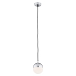 Lampa wisząca chromowana z szklaną kulą Argon 4032 Livia E14 12cm x 90cm