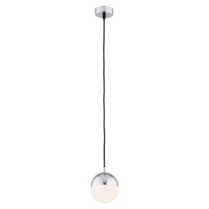 Lampa wisząca chromowana z szklaną kulą Argon 4032 Livia E14 12cm x 90cm