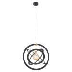 Lampa wisząca Argon 4027 Kopernik E27 39cm x 120cm czarny mosiądz
