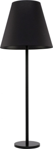 Lampa podłogowa z czarną podstawą i dużym czarnym abażurem Nowodvorski 9736 Moss 3xE27 162cm x 61cm