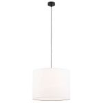 Lampa wisząca z białym abażurem Argon 4085 Hilary E27 40cm x 110cm