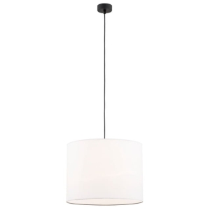 Lampa wisząca z białym abażurem Argon 4085 Hilary E27 40cm x 110cm