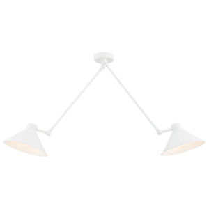 Lampa sufitowa dwa klosze na ramionach z przegubami Argon 861 Altea 2xE27 biały