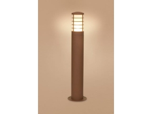 Brązowy klasyczny słupek oświetleniowy zewnętrzna lampa stojąca Nowodvorski 4906 Horn I E27 IP44 65cm