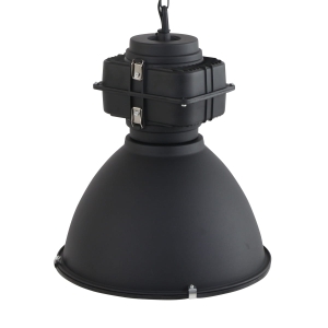 Czarna industrialna lampa wisząca Mexlite 7779ZW Densi E27 47cm