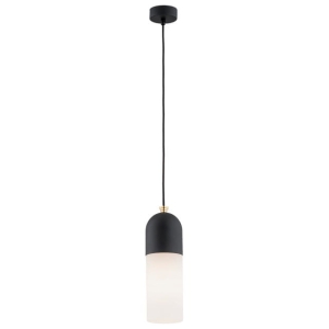 Lampa wisząca Argon 4213 Burgos E27 10cm x 113cm czarny mosiądz biały