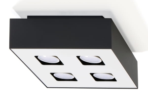 Mono Plafon Sollux Lighting SL.0073 24cm czarny