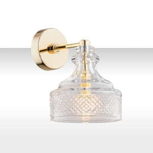 Lampa ścienna kinkiet Argon 4199 Cruz E14 mosiądz