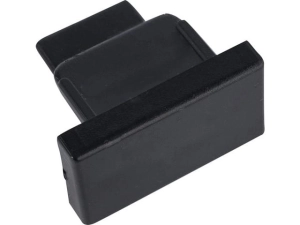 Czarna zaślepka do szyn natynkowych 1-fazowych Nowodvorski 9458