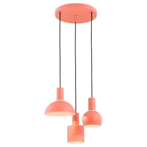 Lampa wisząca do kuchni Argon 1469 Sines 3xE27 40cm x 105cm koral