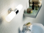 Kinkiet do łazienki lampa ścienna nad lustro Nordlux 17141029 Tangens 2xE14 6x31cm chrom biały