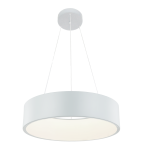 Lampa wisząca wysoka biała obręcz 45cm Light Prestige LP-622/1P WH Malaga LED 24W 3000K