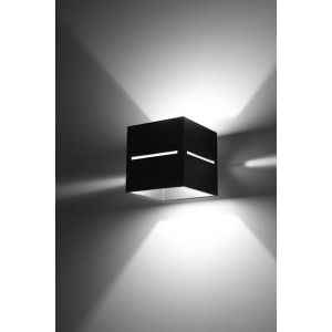 Lobo Kinkiet Sollux Lighting SL.0204 10cm czarny
