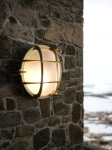 Zewnętrzna lampa ścienna kinkiet ogrodowy Nordlux 49021035 Polperro E27 IP65 19,5cm mosiądz