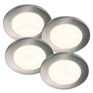 Lampa podszafkowa Nordlux 76730001 Lismore LED 0,7W 3000K 8mm x 60mm chrom zestaw 4 sztuk