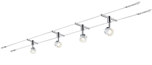 Stage LED system linkowy 4x5W 12V 30VA 12V Biały/Chrom Metal/Szkło Paulmann PL94080