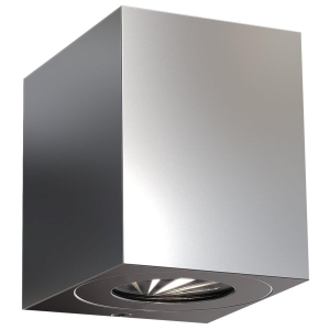 Zewnętrzna lampa ścienna kinkiet na elewację Nordlux 49711034 Canto Kubi 2 LED 2x6W 8,7cm x 10,4cm trzy przesłony stal nierdzewna