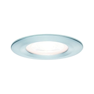 Oprawa do wbudowania NOVA LED stała GU10 6.5W 460lm 78mm 2700K IP44 230V aluminium Paulmann PL93443
