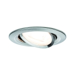 Oprawa do wbudowania NOVA LED wychylna GU10 6.5W 460lm 84mm 2700K IP23 230V aluminium Paulmann PL93428