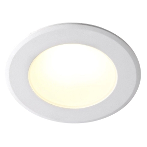 Lampa sufitowa Podtynkowa Nordlux 84950001 Birla LED 6W 3000K IP44 ściemniacz 9,5cm biały