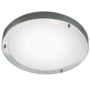 Lampa Sufitowa okrągły plafon Nordlux 25316132 Ancona Maxi 2xE27 8,x31cm stal szczotkowana
