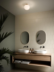 Lampa Sufitowa Szklana Nordlux 2010506001 Alton E27 27cm x 24cm mosiądz