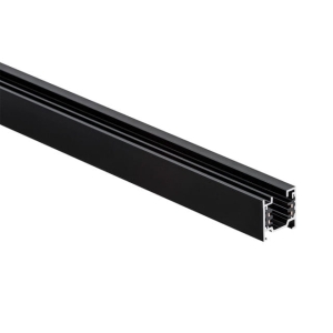 Czarna szyna natynkowa 2m 3F Argon 4380 T-rack