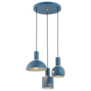 Lampa wisząca do kuchni Argon 1471 Sines 3xE27 40cm x 105cm granatowy