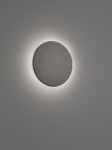 Lampa ścienna kinkiet okrągły płaski Trio 224290102 Raven LED 9W 3000K 20cm ściemniacz Czarny kamień