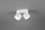 Lampa sufitowa punktowa spot Trio 652910231 Taurus LED 2x3,5W 3000K regulowana Biały