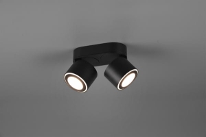Lampa sufitowa punktowa spot Trio 652910232 Taurus LED 2x3,5W 3000K regulowana Czarny