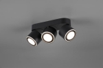 Lampa sufitowa Trio 652910332 Taurus LED 3x3,5W 3000K Czarny
