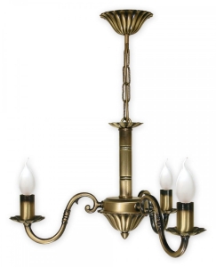 Potrójny klasyczny żyrandol w patynie Lemir O1003/W3 Prima 3xE14